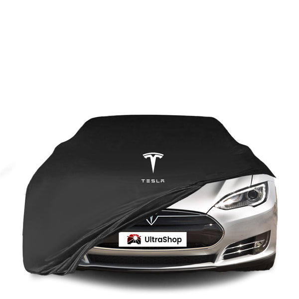 Tesla Model-S (2021-) Indoor Car Cover Custom Fit, Black, Gray, Blue, Red Color
