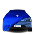 Tesla Model-X (2021-) Indoor Car Cover Custom Fit, Black, Gray, Blue, Red Color