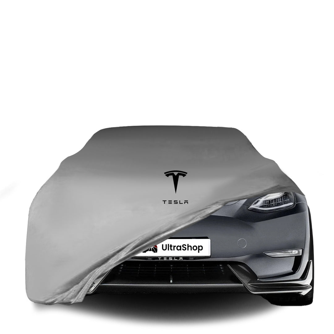 Tesla Model-Y (2020-) Indoor Car Cover Custom Fit, Black, Gray, Blue, Red Color