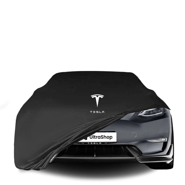 Tesla Model-Y (2020-) Indoor Car Cover Custom Fit, Black, Gray, Blue, Red Color