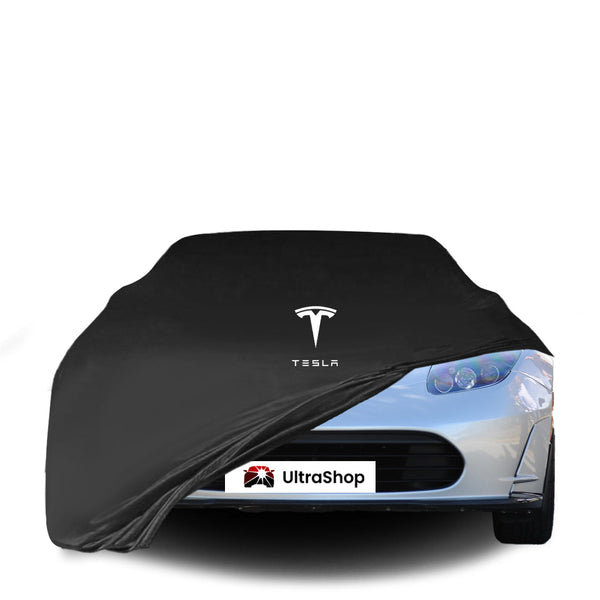 Tesla Roadster 1 (2008-2012) Indoor Car Cover Custom Fit, Black, Gray, Blue, Red Color