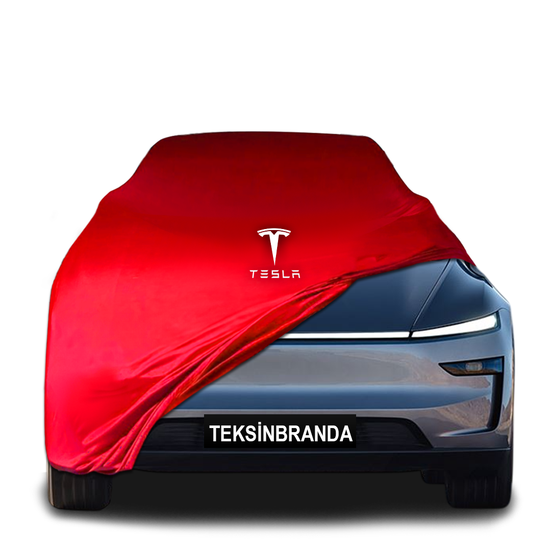Tesla Jüniper Indoor Car Cover Custom Fit, Black, Gray, Blue, Red Color