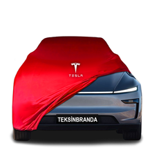 Tesla Jüniper Indoor Car Cover Custom Fit, Black, Gray, Blue, Red Color