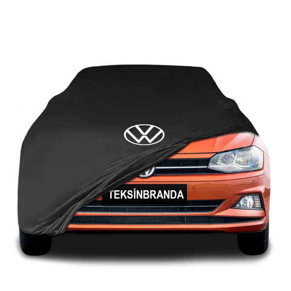 Volkswagen Polo 6 (2017-2020) Indoor Car Cover Custom Fit, Black, Gray, Blue, Red Color