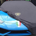 Lamborghini Aventador LP750-4 (2015-2017) Indoor Car Cover Custom Fit, Black, Gray, Blue, Red Color