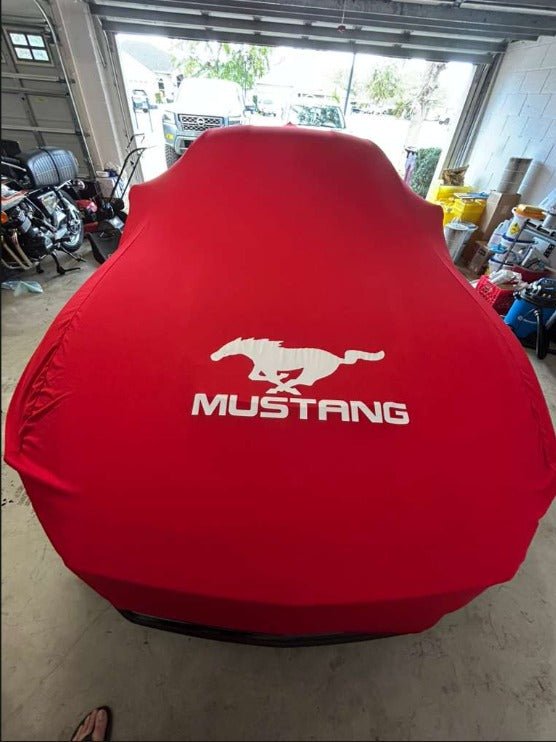 MUSTANG 1 MY 71 1964-1973    Custom Fit Indoor Car Cover Soft Stretch Black Gray Blue Red Dust Protection Garage Cover Laser Cut + Bag