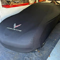 Corvette C5 Custom Fit Indoor Car Cover Soft Stretch Black Gray Blue Red Dust Protection Garage Cover Laser Cut + Bag