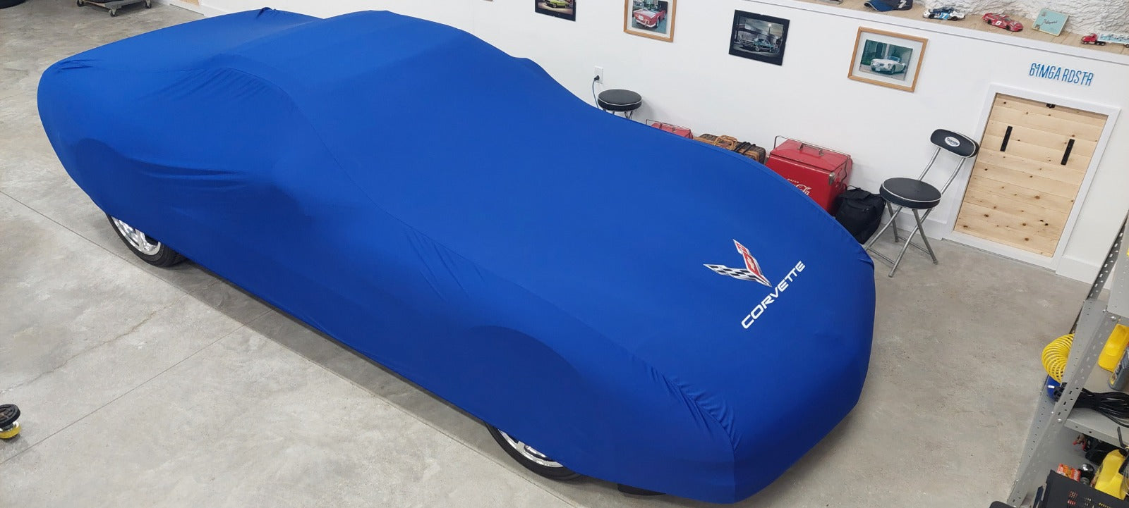 Corvette C4 Custom Fit Indoor Car Cover Soft Stretch Black Gray Blue Red Dust Protection Garage Cover Laser Cut + Bag