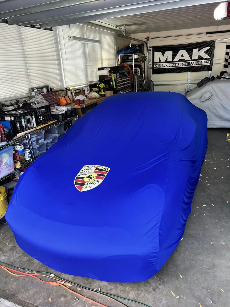 PORSCHE 911 COUPE (G) 1973-1989 Custom Fit Indoor Car Cover Soft Stretch Black Gray Blue Red Dust Protection Garage Cover Laser Cut + Bag