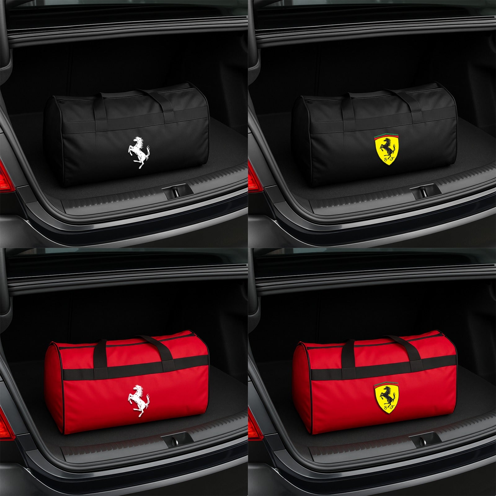 Ferrari Sergio Custom Fit Indoor Car Cover Soft Stretch Black Gray Blue Red Dust Protection Garage Cover Laser Cut + Bag