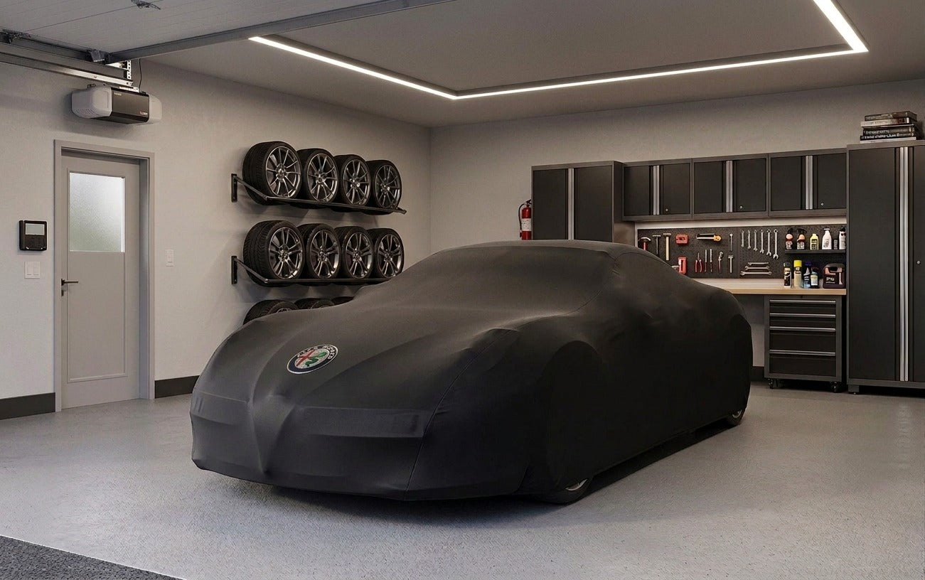 Alfa 8C Spider Roadster Custom Fit Indoor Car Cover Soft Stretch Black Gray Blue Red Dust Protection Garage Cover Laser Cut + Bag