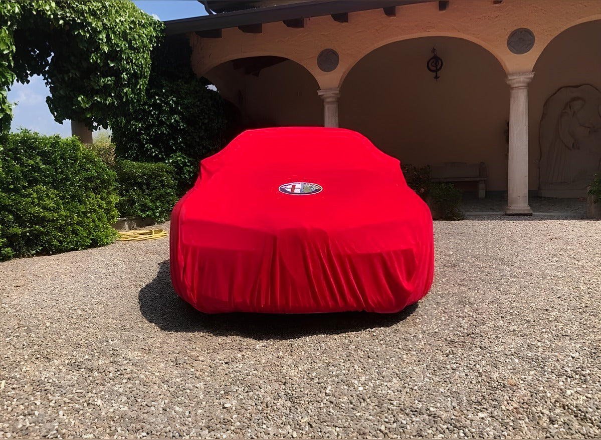 Alfa Romeo 145 Hatchback Custom Fit Indoor Car Cover Soft Stretch Black Gray Blue Red Dust Protection Garage Cover Laser Cut + Bag