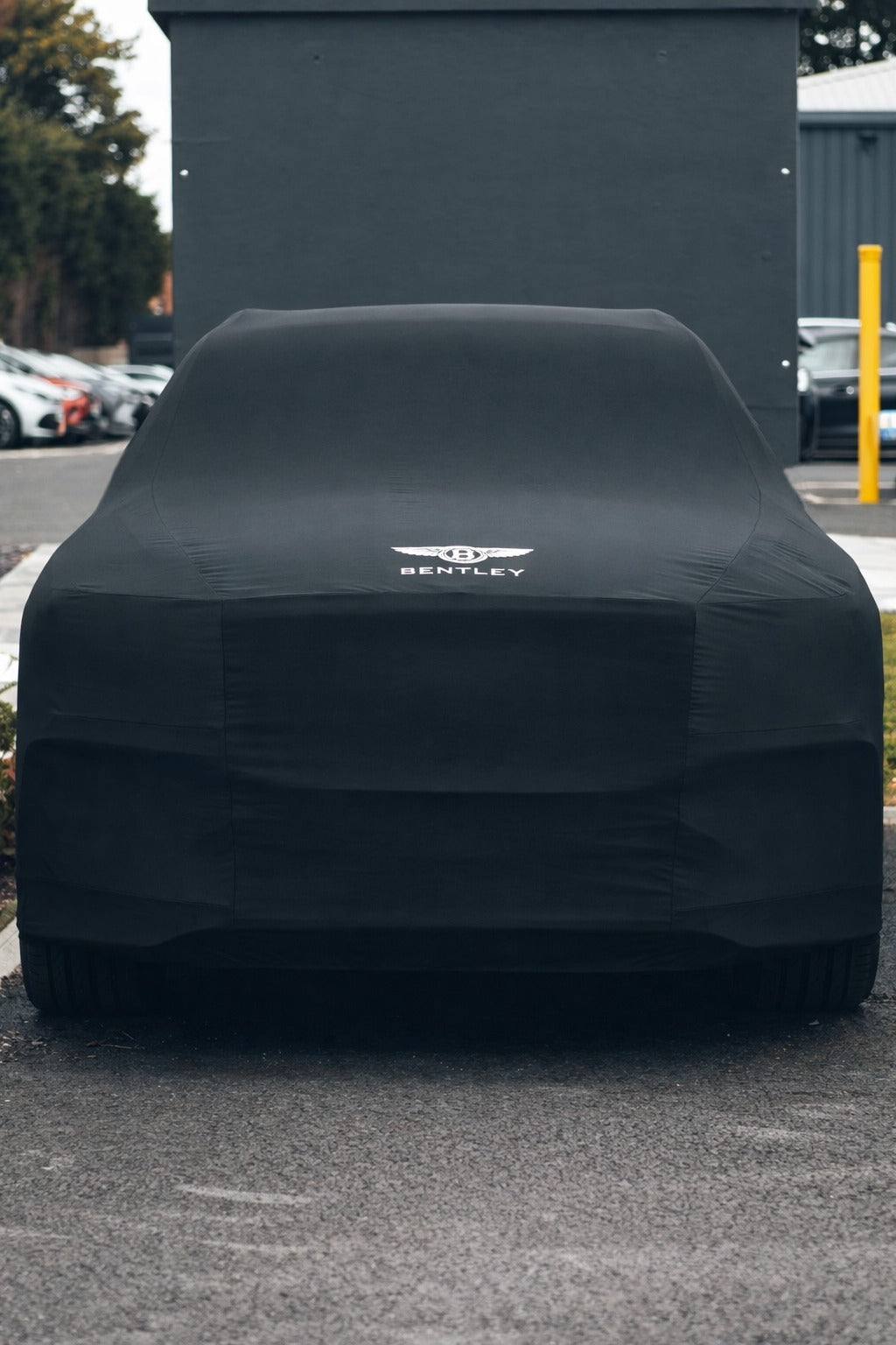 BENTLEY FLYİNG SPUR 3 2019-2024 Custom Fit Indoor Car Cover Soft Stretch Black Gray Blue Red Dust Protection Garage Cover Laser Cut + Bag