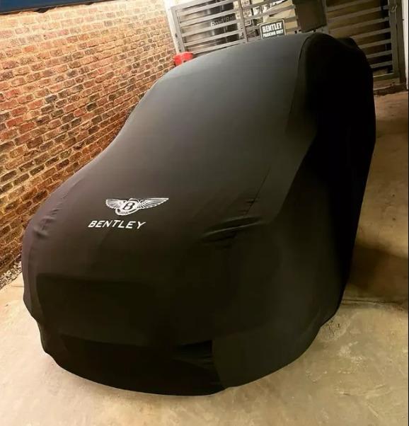 BENTLEY FLYİNG SPUR 3 2019-2024 Custom Fit Indoor Car Cover Soft Stretch Black Gray Blue Red Dust Protection Garage Cover Laser Cut + Bag