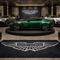 Aston Martin Premium Luxury Rug (60x87) INCH (150x220) cm Home, Garage & Display Carpet Auto Area Carpet, Car Garage Decor,Car Floor Mat