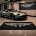 Aston Martin Premium Luxury Rug (60x87) INCH (150x220) cm Home, Garage & Display Carpet Auto Area Carpet, Car Garage Decor,Car Floor Mat