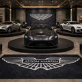 Aston Martin Premium Luxury Rug (60x87) INCH (150x220) cm Home, Garage & Display Carpet Auto Area Carpet, Car Garage Decor,Car Floor Mat