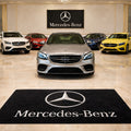 MERCEDES-BENZ Premium Luxury Rug (60x87) INCH (150x220) cm Home, Garage & Display Carpet Auto Area Carpet, Car Garage Decor,Car Floor Mat