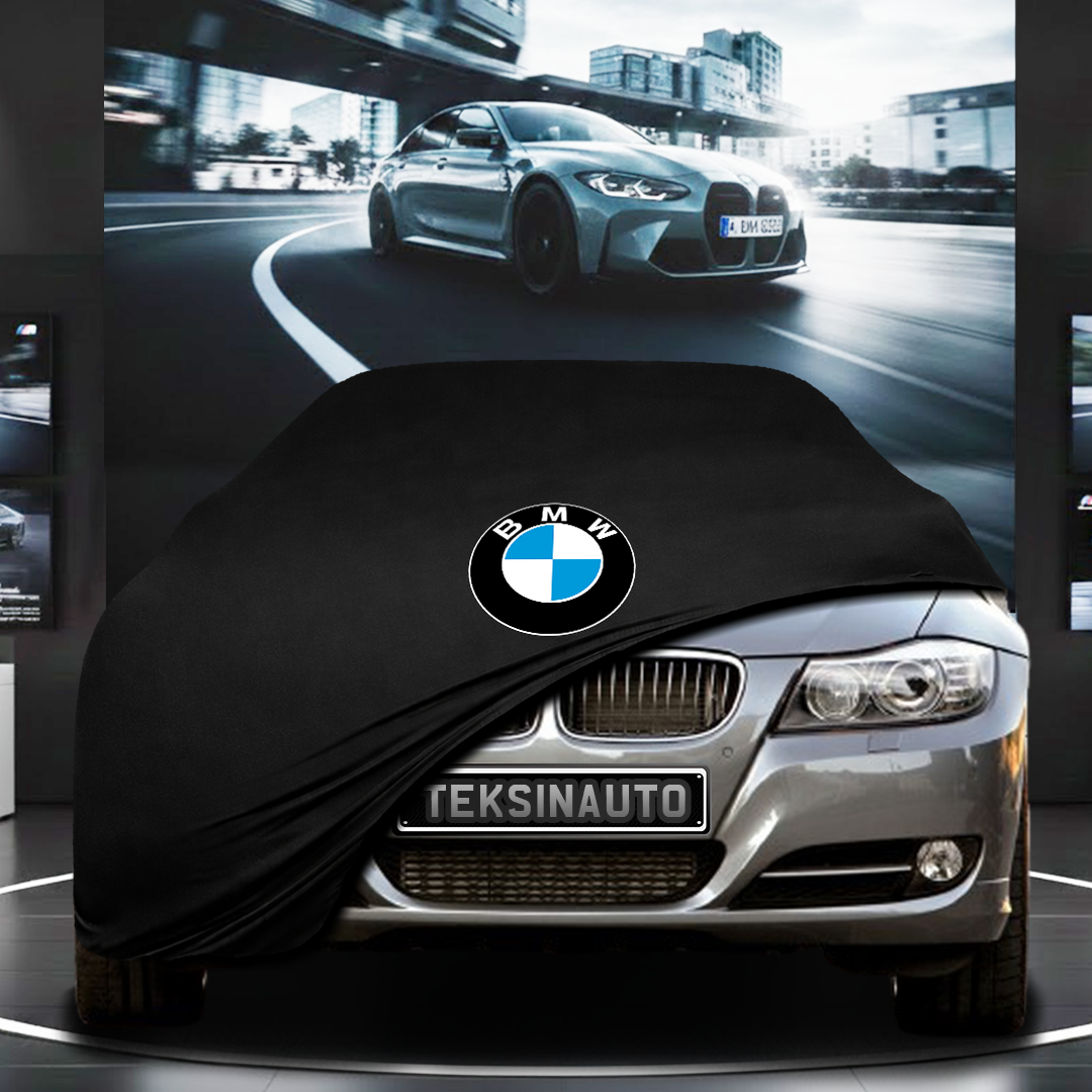 BMW 3 SERİES SEDAN E90 (2005-2012) Custom Fit Indoor Car Cover Soft Stretch Black Gray Blue Red Dust Protection Garage Cover Laser Cut + Bag