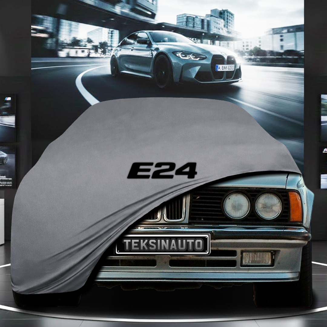 BBMW 6 E24 (1976-1989) Custom Fit Indoor Car Cover Soft Stretch Black Gray Blue Red Dust Protection Garage Cover Laser Cut + Bag