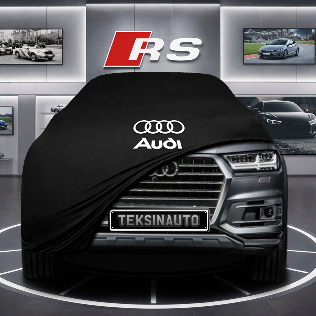 AUDİ Q7 4M 2015-2019 Custom Fit Indoor Car Cover Soft Stretch Black Gray Blue Red Dust Protection Garage Cover Laser Cut + Bag