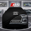 AUDİ Q7 4M 2015-2019 Custom Fit Indoor Car Cover Soft Stretch Black Gray Blue Red Dust Protection Garage Cover Laser Cut + Bag