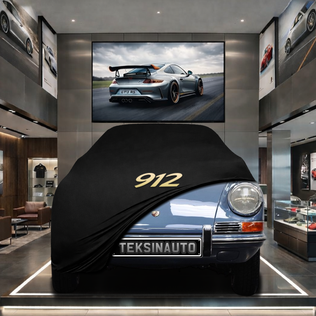 PORSCHE 912 1965-1969 Custom Fit Indoor Car Cover Soft Stretch Black Gray Blue Red Dust Protection Garage Cover Laser Cut + Bag