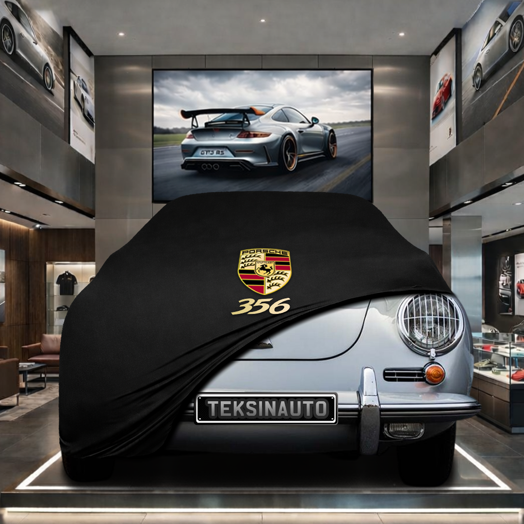 PORSCHE 356 1948-1955 Custom Fit Indoor Car Cover Soft Stretch Black Gray Blue Red Dust Protection Garage Cover Laser Cut + Bag