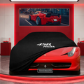 Ferrari 458 Custom Fit Indoor Car Cover Soft Stretch Black Gray Blue Red Dust Protection Garage Cover Laser Cut + Bag
