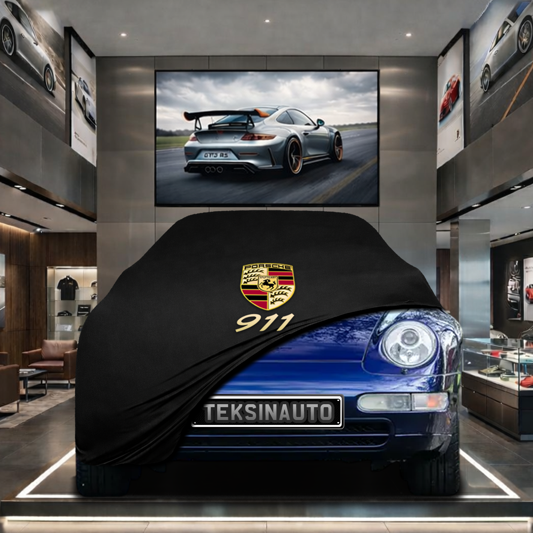 PORSCHE 911 993 1994-1998 Custom Fit Indoor Car Cover Soft Stretch Black Gray Blue Red Dust Protection Garage Cover Laser Cut + Bag
