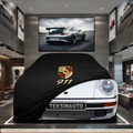 PORSCHE 911 SPEEDSTER 1989-89 Custom Fit Indoor Car Cover Soft Stretch Black Gray Blue Red Dust Protection Garage Cover Laser Cut + Bag