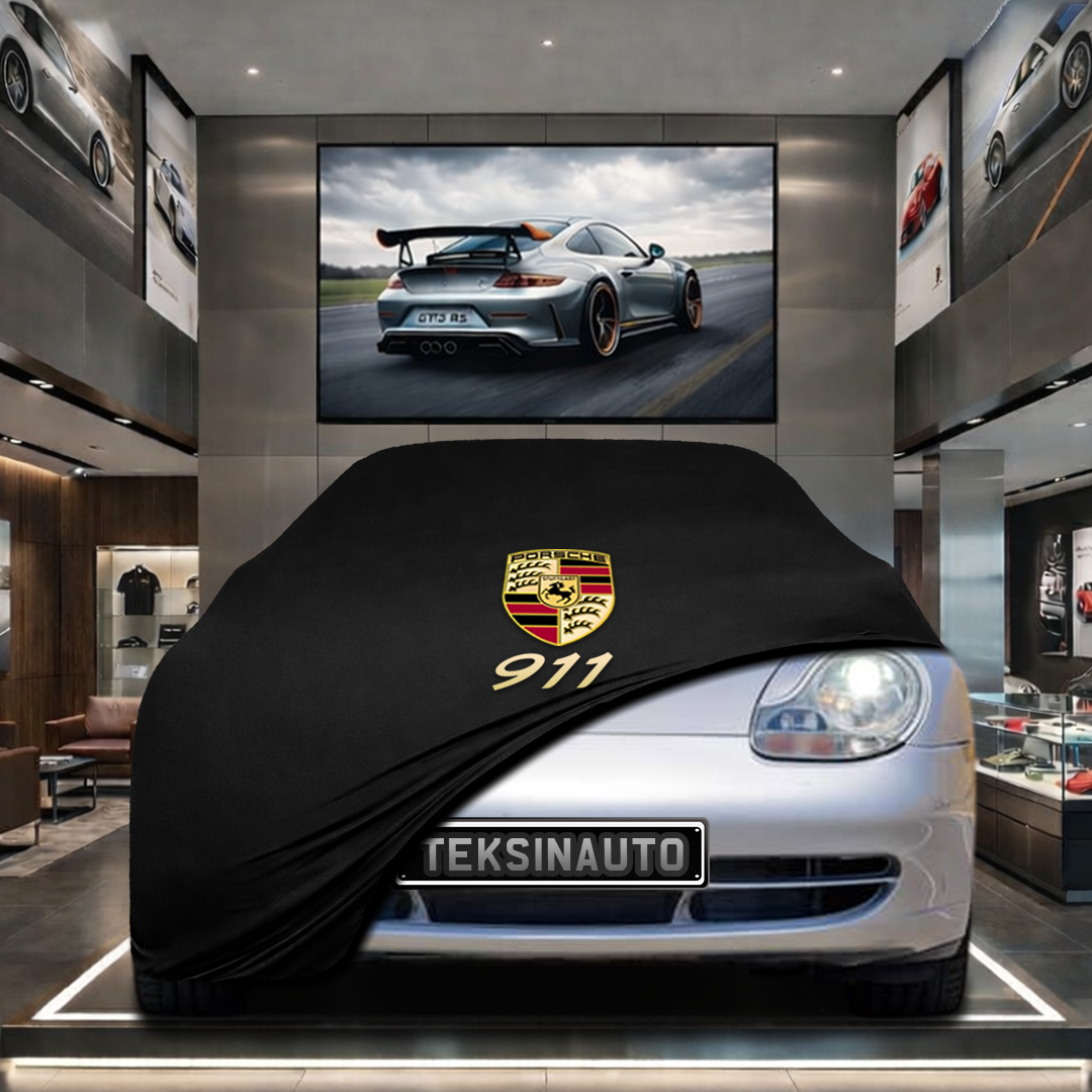PORSCHE 911 996 2000-2006 Custom Fit Indoor Car Cover Soft Stretch Black Gray Blue Red Dust Protection Garage Cover Laser Cut + Bag