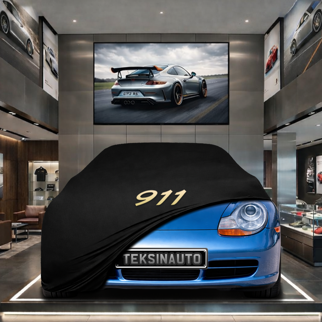 PORSCHE 911 996 1997-2001 Custom Fit Indoor Car Cover Soft Stretch Black Gray Blue Red Dust Protection Garage Cover Laser Cut + Bag
