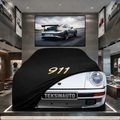 PORSCHE 911 SPEEDSTER 1989-89 Custom Fit Indoor Car Cover Soft Stretch Black Gray Blue Red Dust Protection Garage Cover Laser Cut + Bag