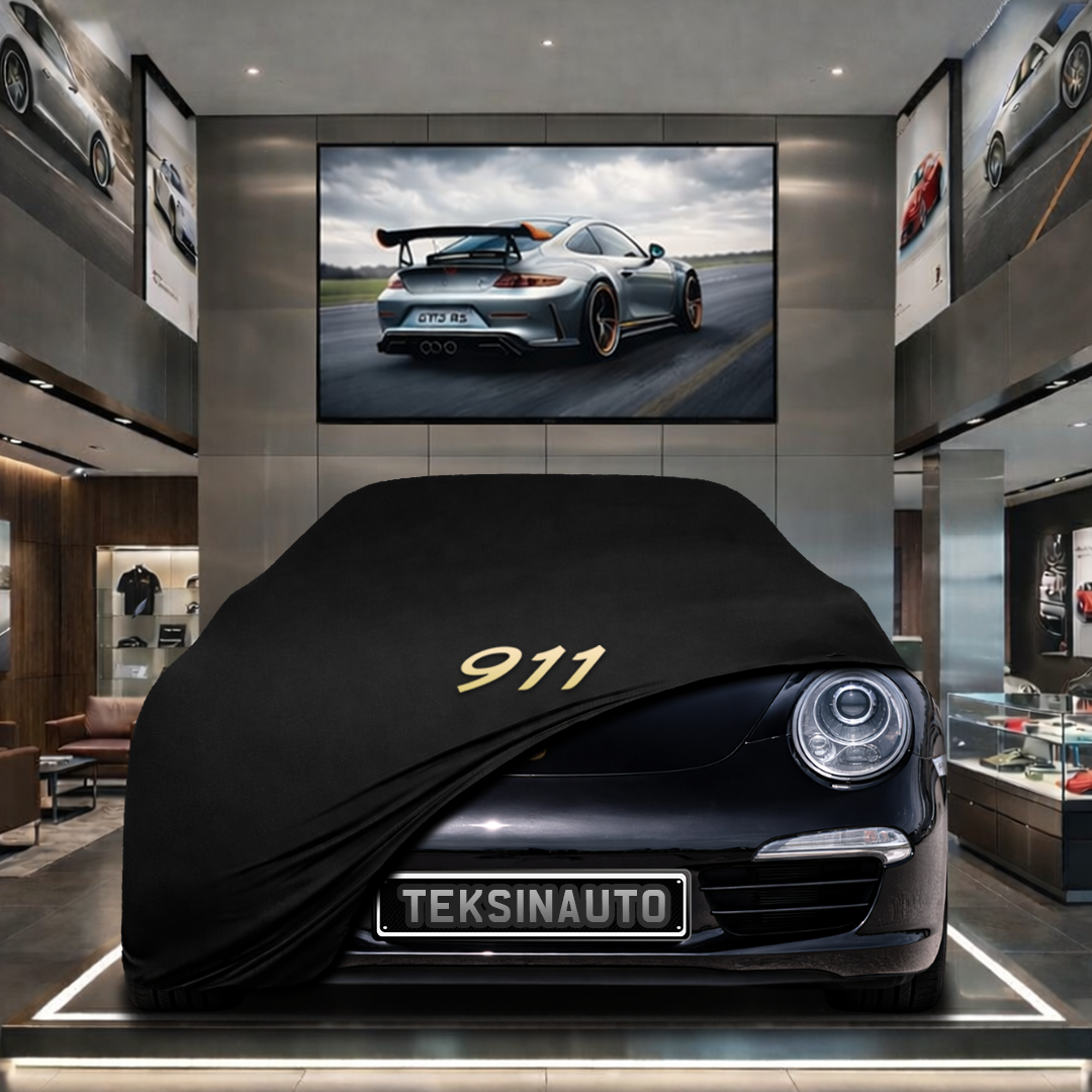 PORSCHE 911 997 Custom Fit Indoor Car Cover Soft Stretch Black Gray Blue Red Dust Protection Garage Cover Laser Cut + Bag