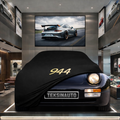 PORSCHE 968 1991-1995 Custom Fit Indoor Car Cover Soft Stretch Black Gray Blue Red Dust Protection Garage Cover Laser Cut + Bag