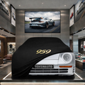 PORSCHE 959 1987-1988 Custom Fit Indoor Car Cover Soft Stretch Black Gray Blue Red Dust Protection Garage Cover Laser Cut + Bag
