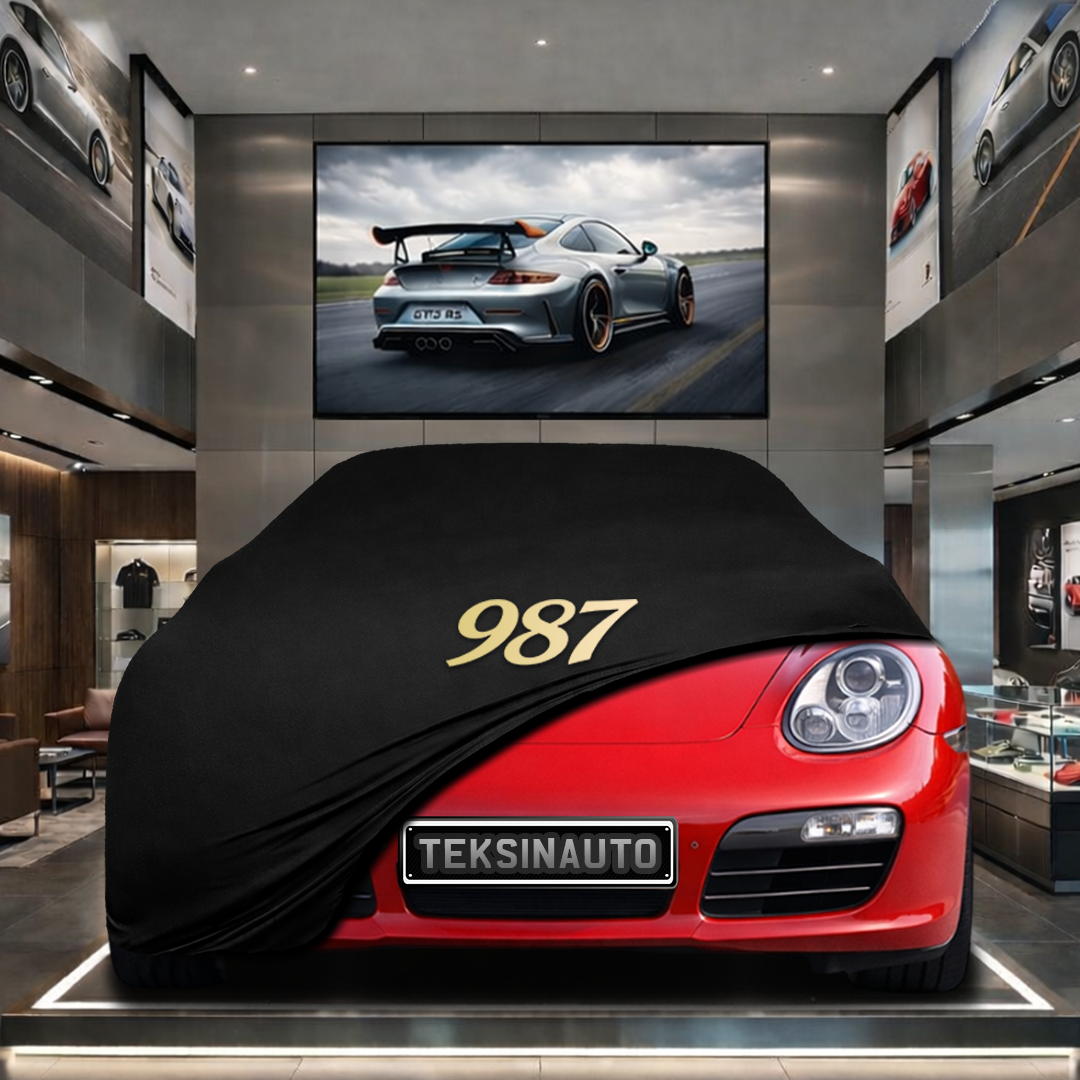Porsche Boxster 987 (2004-2012) Custom Fit Indoor Car Cover Soft Stretch Black Gray Blue Red Dust Protection Garage Cover Laser Cut + Bag
