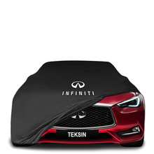 Infiniti Q60 (2013-) Indoor Car Cover Custom Fit, Black, Gray, Blue, Red Color