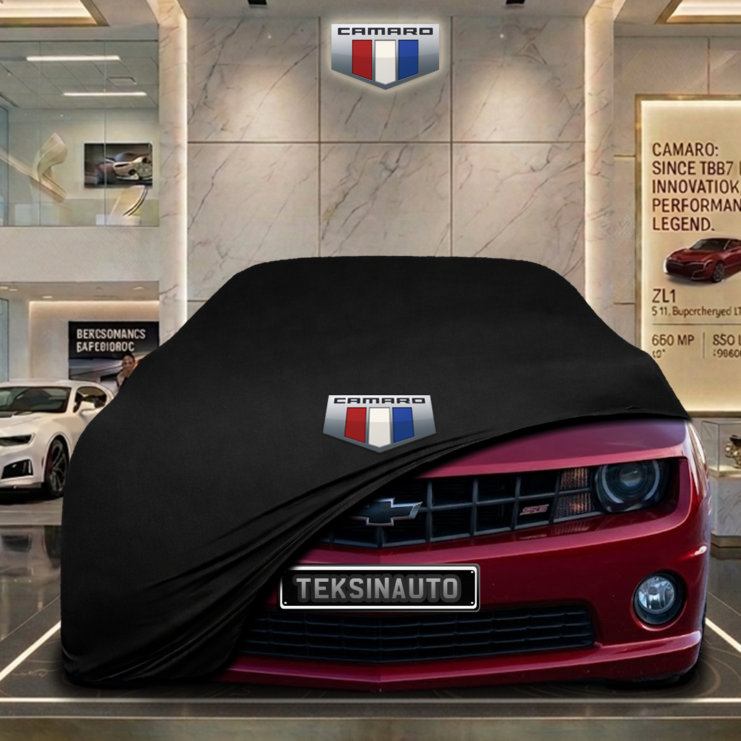 CHEVROLET CAMARO 5 (2011-2016) Custom Fit Indoor Car Cover Soft Stretch Black Gray Blue Red Dust Protection Garage Cover Laser Cut + Bag