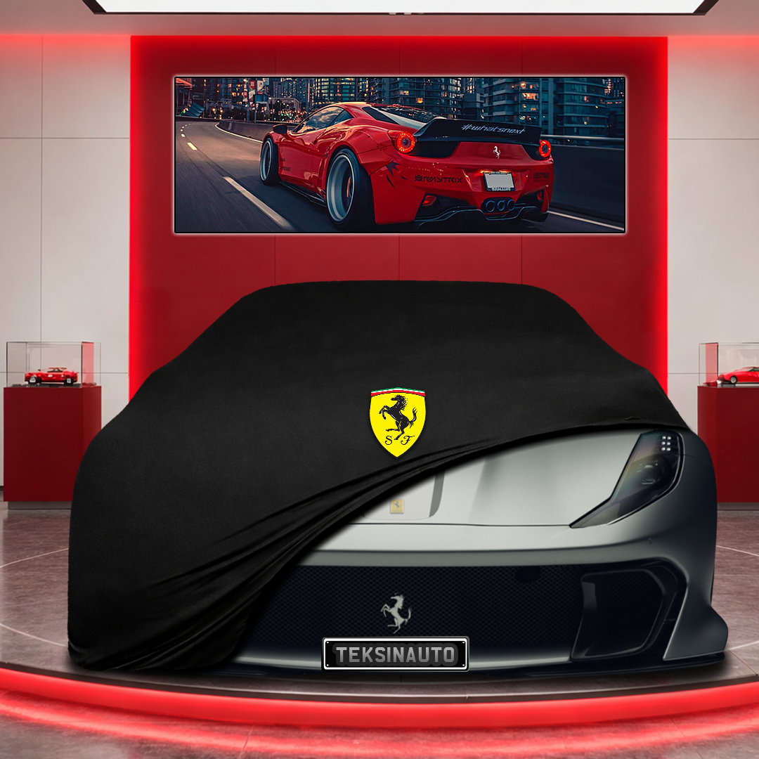Ferrari 812 Competizione Custom Fit Indoor Car Cover Soft Stretch Black Gray Blue Red Dust Protection Garage Cover Laser Cut + Bag