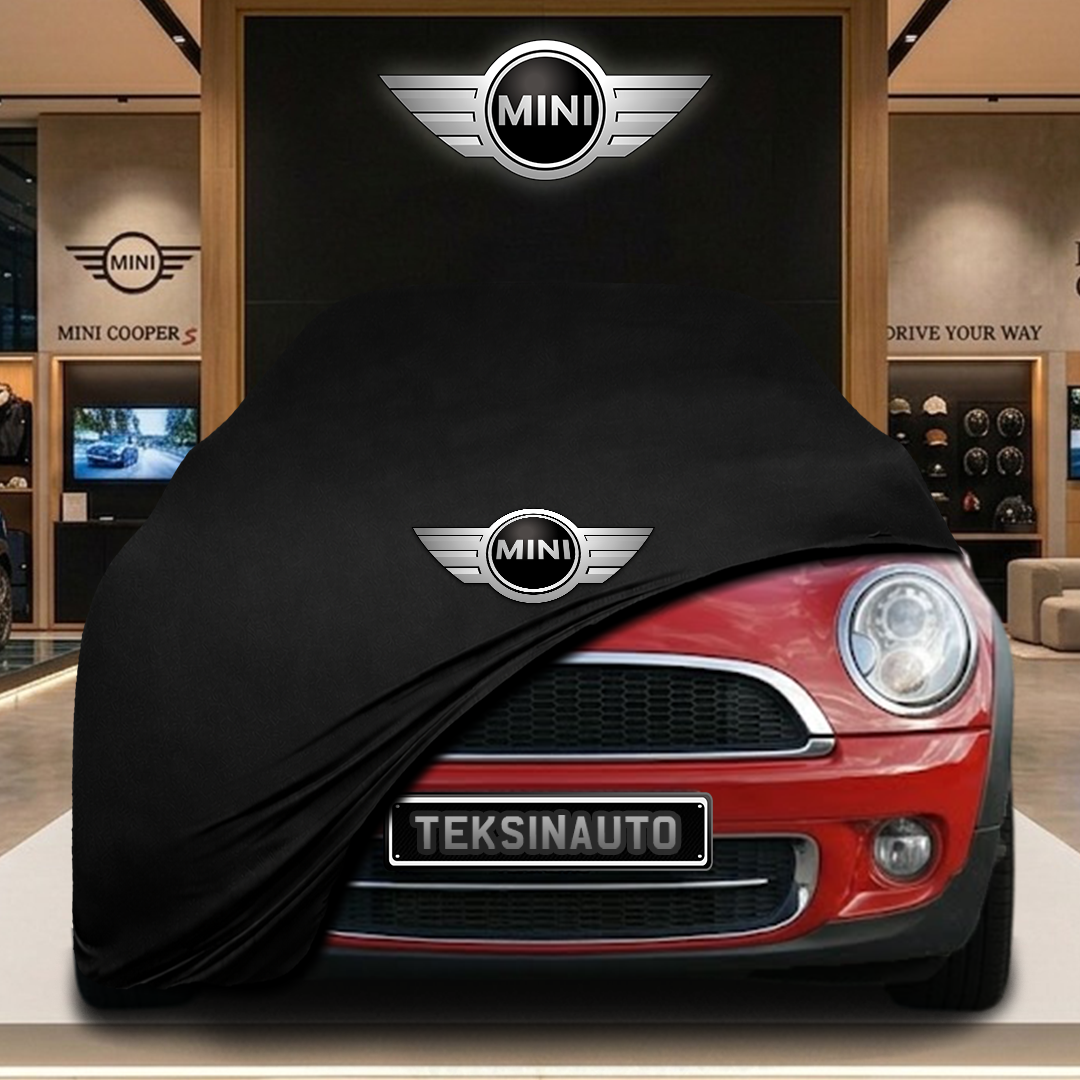 MİNİ COOPER CONVERTİBLE R57 Custom Fit Indoor Car Cover Soft Stretch Black Gray Blue Red Dust Protection Garage Cover Laser Cut + Bag