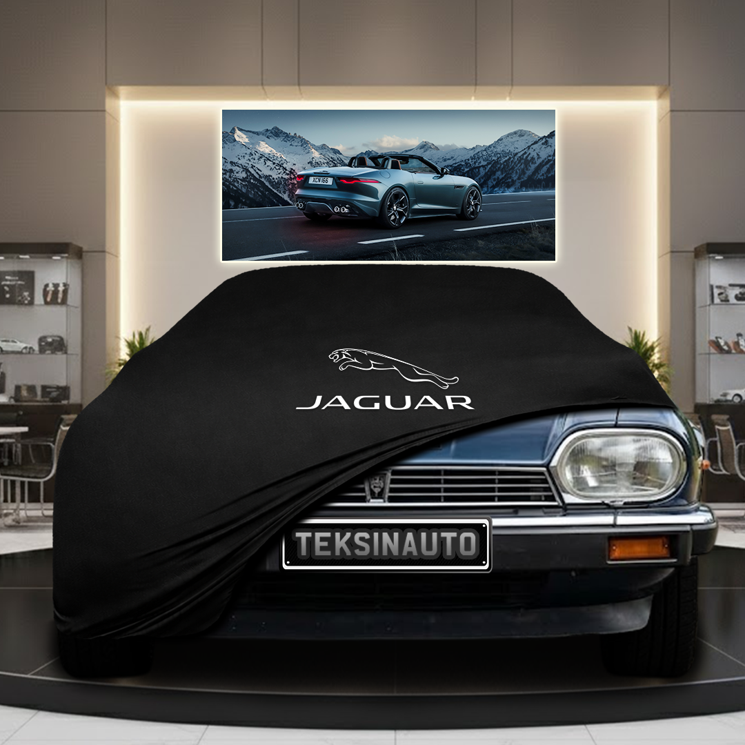 JAGUAR XJS COUPE 1975-1996 Custom Fit Indoor Car Cover Soft Stretch Black Gray Blue Red Dust Protection Garage Cover Laser Cut + Bag