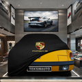PORSCHE 914 1969-1976 Custom Fit Indoor Car Cover Soft Stretch Black Gray Blue Red Dust Protection Garage Cover Laser Cut + Bag