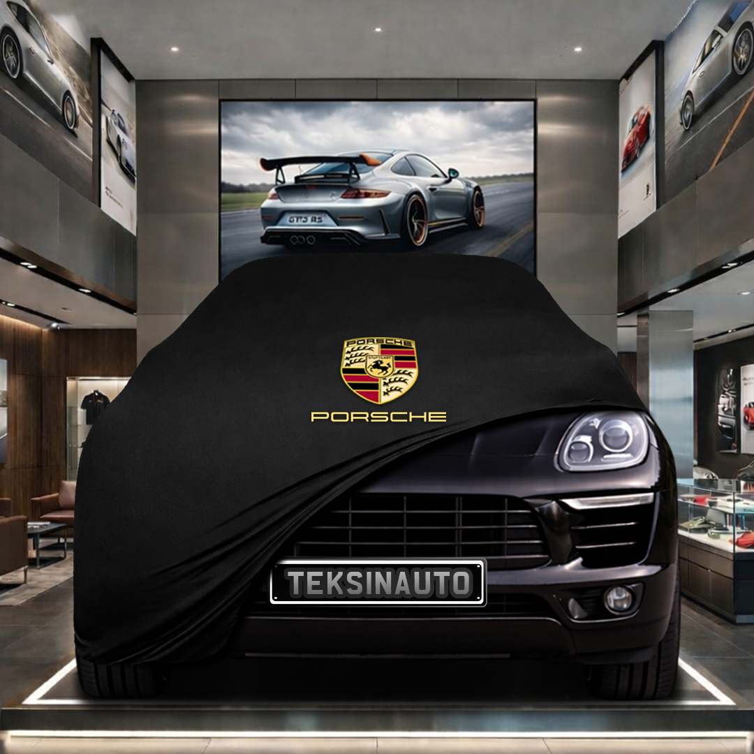 PORSCHE MACAN 1 95B Custom Fit Indoor Car Cover Soft Stretch Black Gray Blue Red Dust Protection Garage Cover Laser Cut + Bag