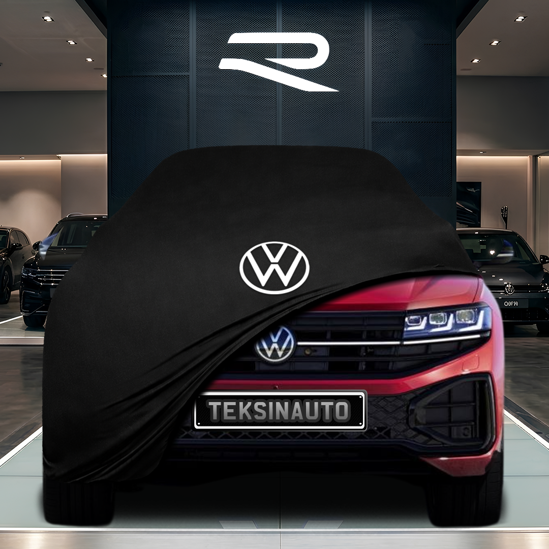 Volkswagen Touareg 3 (CR) (2018-) Custom Fit Indoor Car Cover Soft Stretch Black Gray Blue Red Dust Protection Garage Cover Laser Cut + Bag