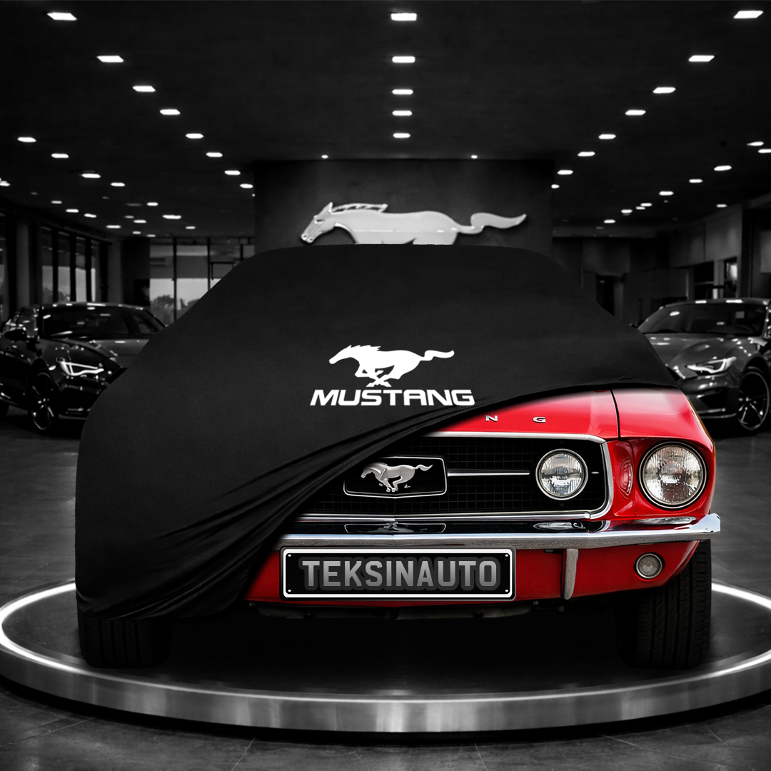 MUSTANG 1 MY 71 1964-1973    Custom Fit Indoor Car Cover Soft Stretch Black Gray Blue Red Dust Protection Garage Cover Laser Cut + Bag