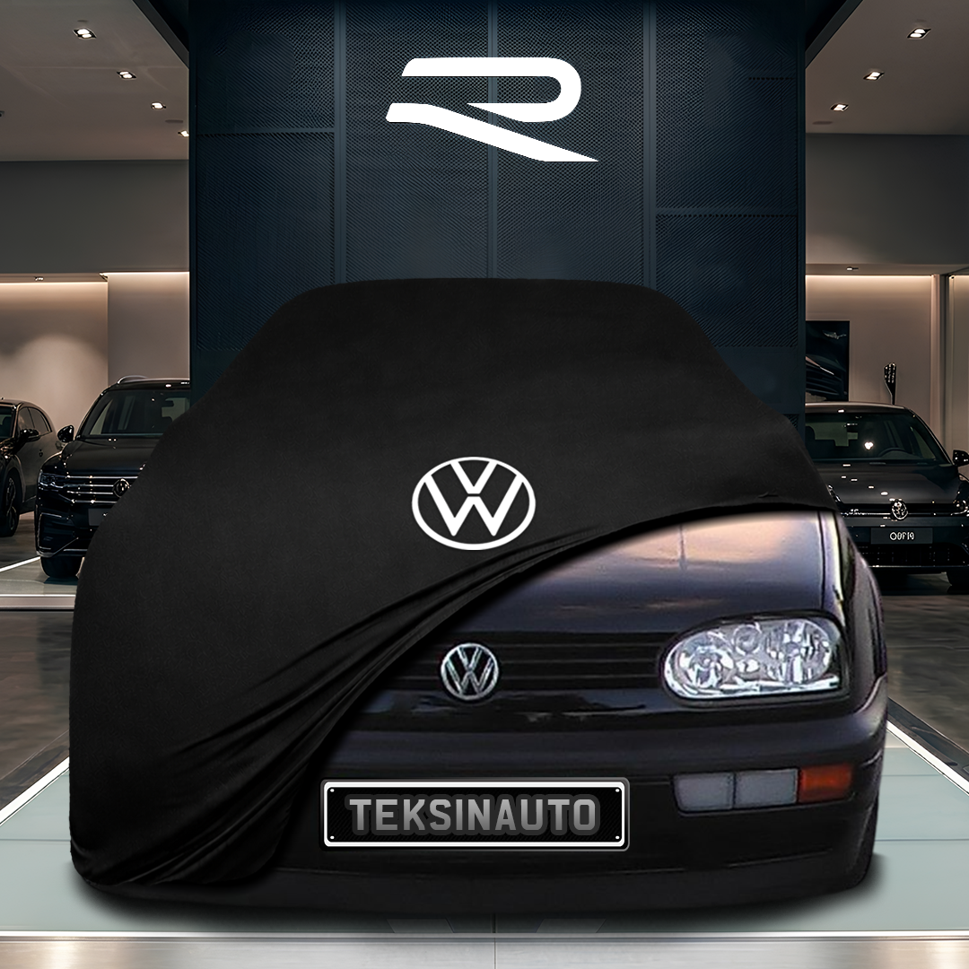 Volkswagen Golf 3 (1991-1999) Custom Fit Indoor Car Cover Soft Stretch Black Gray Blue Red Dust Protection Garage Cover Laser Cut + Bag
