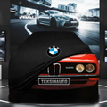 BMW 5 E12 (1972-1981) Custom Fit Indoor Car Cover Soft Stretch Black Gray Blue Red Dust Protection Garage Cover Laser Cut + Bag