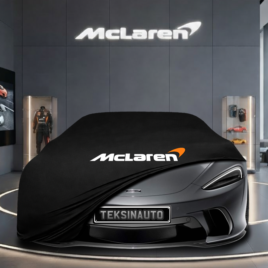 McLaren GTS (2023-) Custom Fit Indoor Car Cover Soft Stretch Black Gray Blue Red Dust Protection Garage Cover Laser Cut + Bag